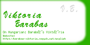 viktoria barabas business card